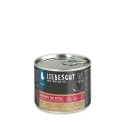 Liebesgut Cat Sensitive BIO 200g, Ekologiczny Królik Z Dodatkiem Ekologicznych Botwinki I Płatków Ryżowych! Monobiałkowa! Aż 96% Ekologicznego Królika! Certyfikowane Składniki I Wysoka Smakowitość! Nowość!  