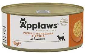 Applaws Filet z Piersi Kurczaka z Dynią W Bulionie Puszka 156g! Nowa Szata Graficzna! 