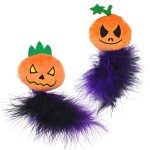 Nobby Zabawka Dla Kota Halloweenowa Dynia Z Kocimiętką I Piórkami, 17 cm! Nowość!