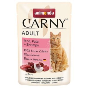 Animonda CARNY Adult Wołowina, indyk i krewetki 85 g