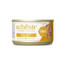 Schesir Veterinary Solutions Urinary Fileciki Z Tuńczyka I Łososia W Bulionie 80g! Pełnowartościowa Karma! Zakwasza Mocz I Wspomaga Rozpuszczanie Struwitów! Nowość! 
