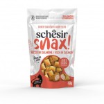 Schesir Snax! Chrupiące Poduszeczki Z Kremowym Nadzieniem Łosoś 60g! Bez Zbóż, Z Dodatkiem Tauryny I Witamin, 1 Przysmak To Tylko 2kcal! Nowość!