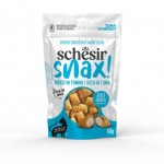 Schesir Snax! Chrupiące Poduszeczki Z Kremowym Nadzieniem Tuńczyk 60g! Bez Zbóż, Z Dodatkiem Tauryny I Witamin, 1 Przysmak To Tylko 2kcal! Nowość! 