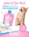 Schesir Kitten Goat Milk 150 ml, Pełnowartościowy Posiłek Na Mleku Kozim Z Dodatkiem Tauryny, DHA I Witamin Dla Nowonarodzonych Kociąt! Nowość! 