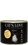 Cat's Love Czysty Kurczak W Naturalnej Galaretce 200g! Aż 92% Kurczaka! Dodatek Oleju Z Lnianego Bogatego W Kwasy Omega Oraz Pokrzywy, Która Wspiera Tworzenie Czerwonych Krwinek I Oczyszczanie Organizmu! Duży Dodatek Tauryny!   