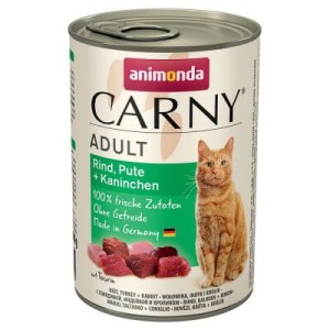 Animonda CARNY Adult Wołowina, indyk i królik 400 g