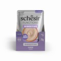 Schesir Functions Digestive Mus Z Łososia 70g! Pełnoporcjowa Karma Wspierająca Działanie Układu Pokarmowego! Dodatek Prebiotyków! Bardzo Delikatna Kremowa Konsystencja! Nowość! 