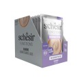 Schesir Functions Digestive Mus Z Łososia 70g! Pełnoporcjowa Karma Wspierająca Działanie Układu Pokarmowego! Dodatek Prebiotyków! Bardzo Delikatna Kremowa Konsystencja! Nowość! 