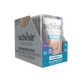 Schesir Functions Hairball Mus Z Kurczaka Z Wątróbką Z Kurczaka 70g! Pełnoporcjowa Karma Wspierająca Działanie Pozbywanie Się Kul Włosowych! Dodatek Babki Płesznik I Dyni Kabocha! Bardzo Delikatna Kremowa Konsystencja! Nowość! 