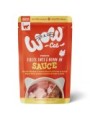 WOW Cat Filety Z Kaczki I Kurczaka W Sosie 85g! Bardzo Duża Ilość Sosu I Wysoka Smakowitość! Nowość!