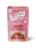 WOW Cat Filety Z Wołowina W Sosie 85g! Bardzo Duża Ilość Sosu I Wysoka Smakowitość! Monobiałkowa! Nowość!   