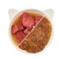 WOW Cat Filety Z Wołowina W Sosie 85g! Bardzo Duża Ilość Sosu I Wysoka Smakowitość! Monobiałkowa! Nowość!   