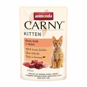 Animonda CARNY Kitten Wołowina, cielęcina i kurczak